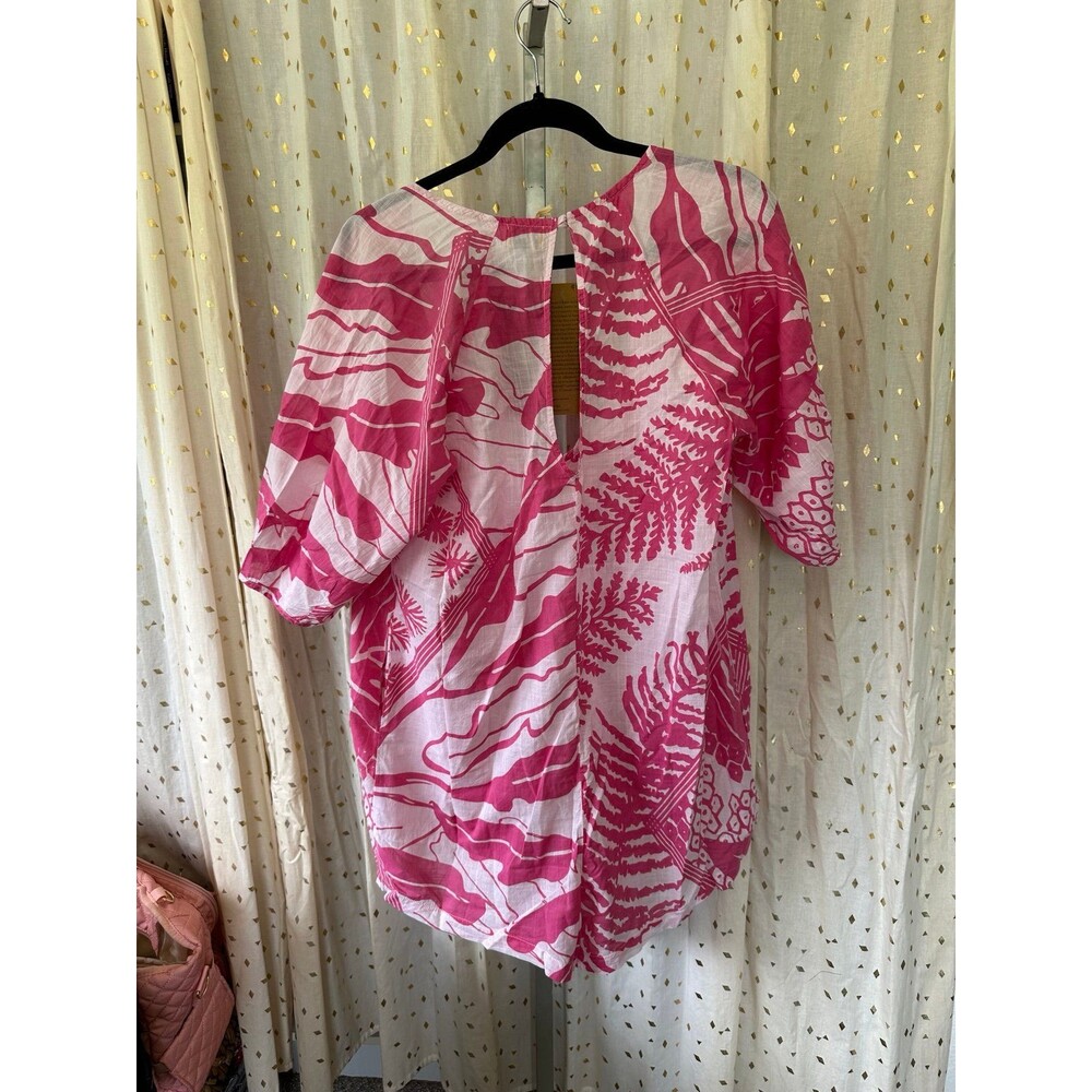 NWT Kealopiko Women's 2026 Pink Hālanalana Land Sea Hawaiian Romper Playsuit M - Picture 3 of 3